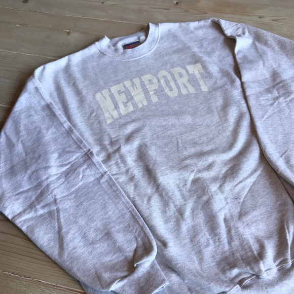 Newport Grey Crewneck Sweatshirt (Large) - Picture 3 of 5